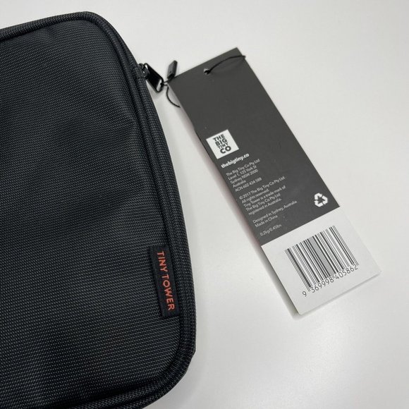 TINY TOWER Electronic Accessories keyboard Tote Bag Organizer Travel Black **NWT - Picture 6 of 10